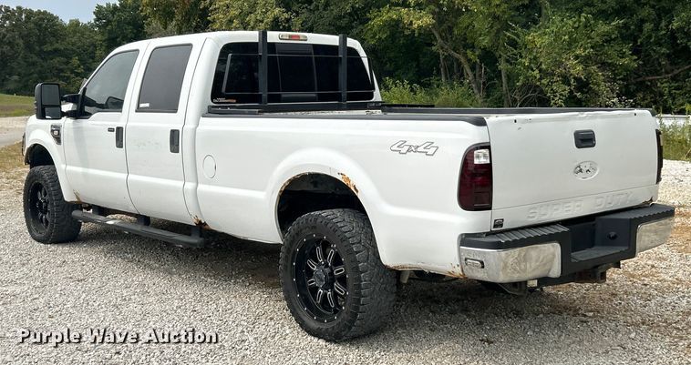 image for item ET3133 2008 Ford F250 Super Duty XLT Crew Cab pickup truck