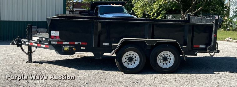 image for item ET3229 2014 Behnke DT81X14E702 dump trailer