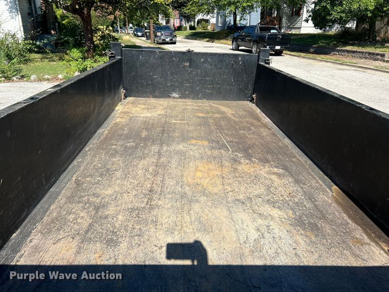 image for item ET3229 2014 Behnke DT81X14E702 dump trailer