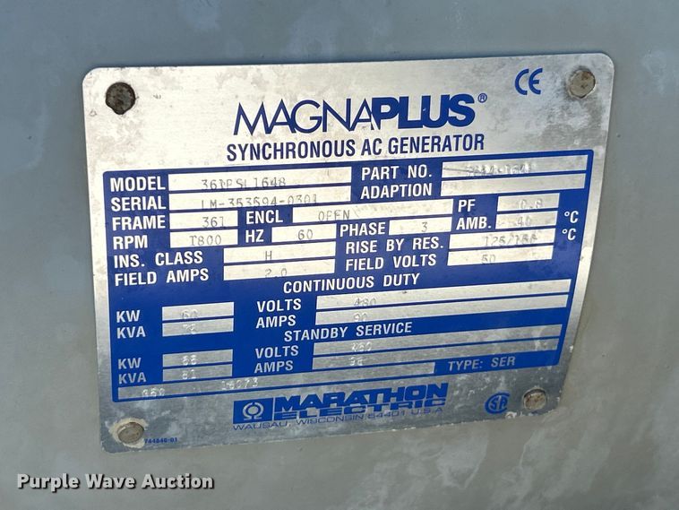 image for item ET3356 Wacker G50 generator