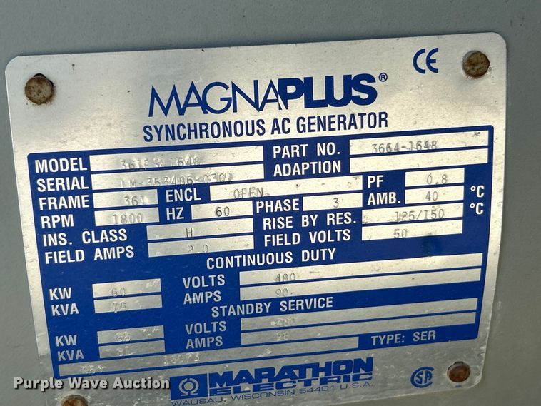 image for item ET3357 Wacker G50 generator