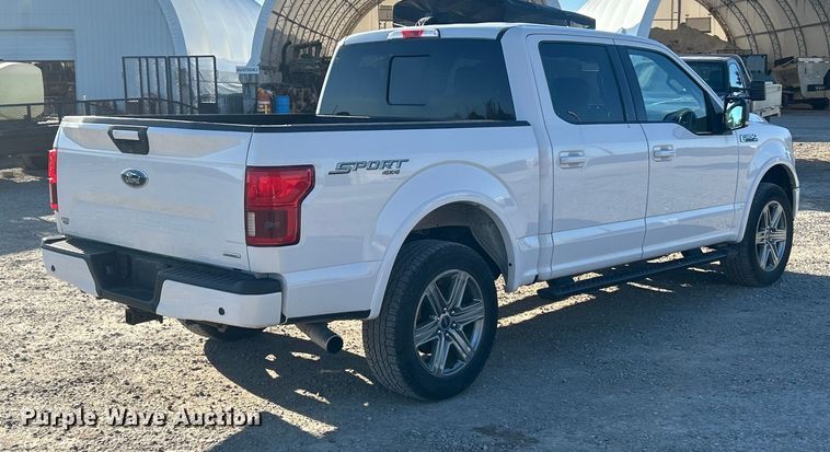 image for item ET3390 2018 Ford F150 XLT SuperCrew pickup truck