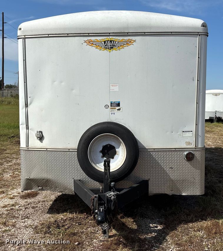 image for item ET4656 2012 H and H Trailers 20' enclosed cargo trailer