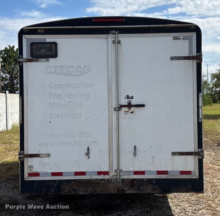 image for item ET4656 2012 H and H Trailers 20' enclosed cargo trailer