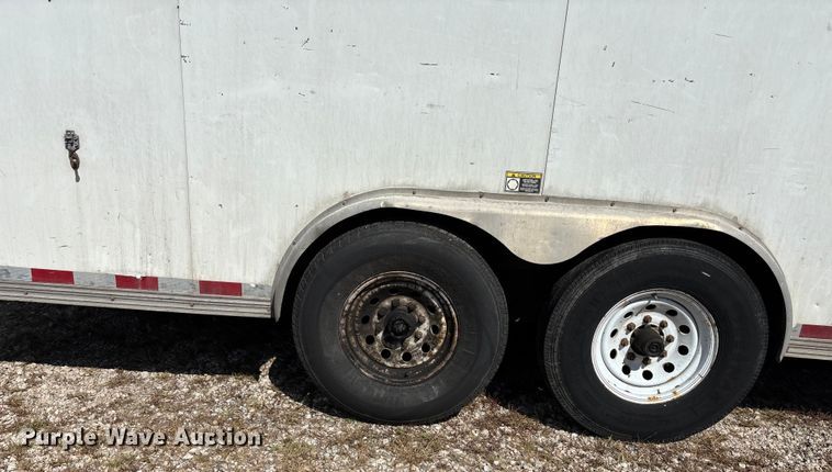 image for item ET4656 2012 H and H Trailers 20' enclosed cargo trailer