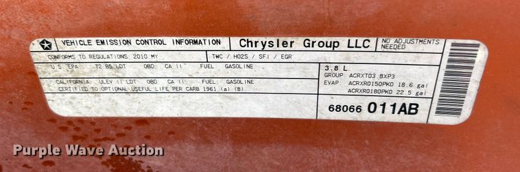 image for item ET6592 2010 Jeep Wrangler SUV