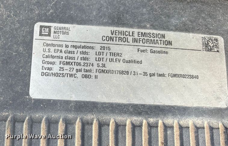 image for item ET7165 2015 Chevrolet Silverado 1500 Double Cab pickup truck