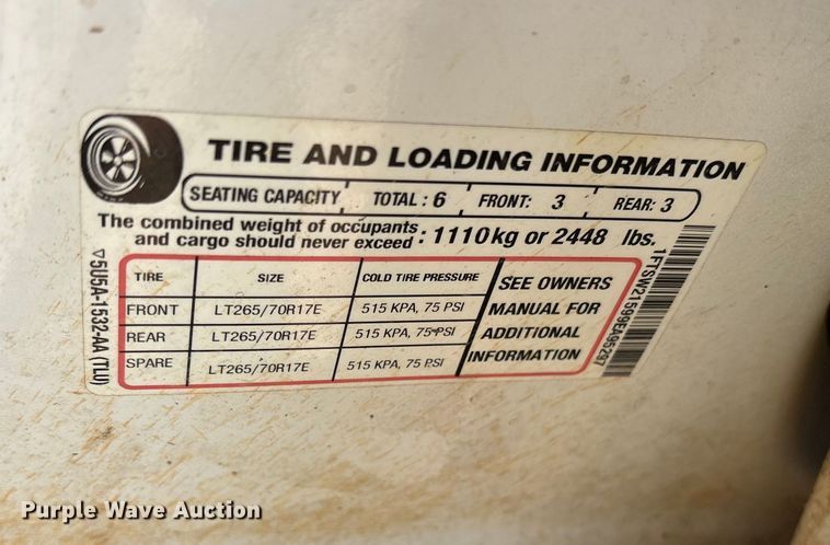 image for item ET7168 2009 Ford F250 Super Duty Crew Cab pickup truck