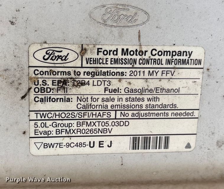 image for item ET7171 2011 Ford F150 SuperCrew pickup truck