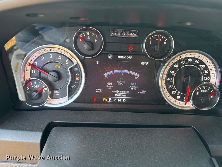 image for item EU0126 2018 RAM 2500 Big Horn  Crew Cab pickup truck