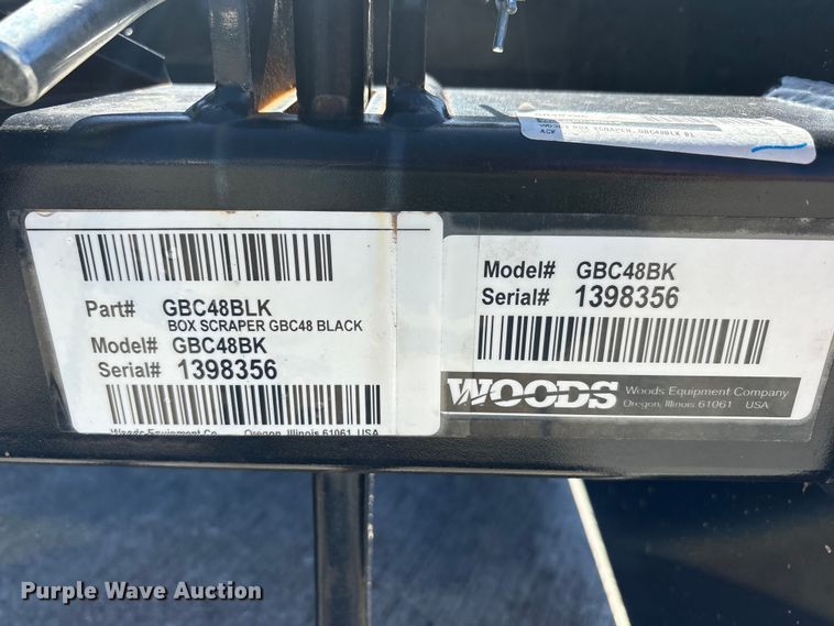 image for item EU0128 Woods GBC48BK box blade