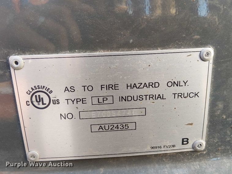 image for item EU2586 2017 UniCarriers PF50 forklift