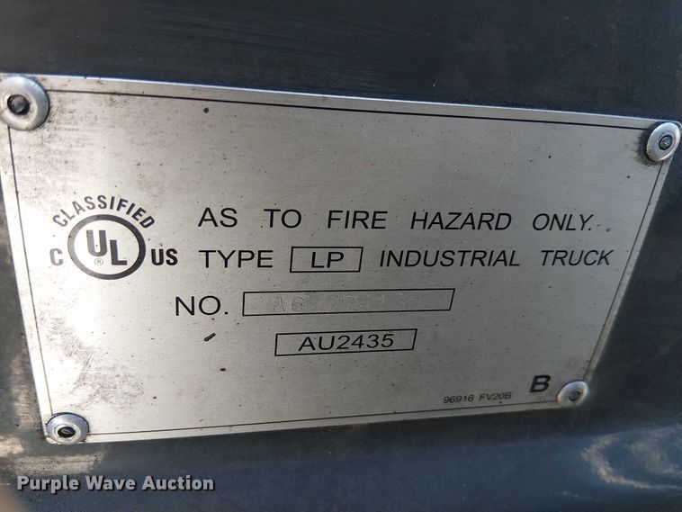 image for item EU2587 2016 UniCarriers PF50 forklift