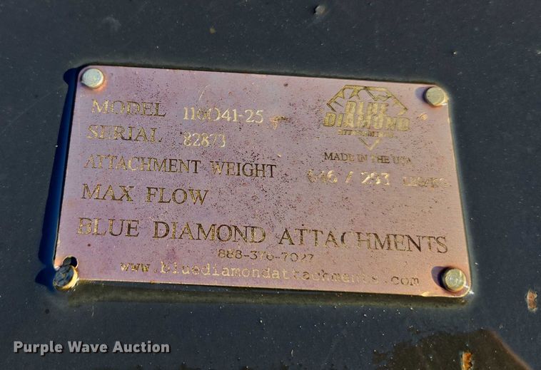 image for item EU3928 Blue Diamond 116041-25 compact utility loader broom