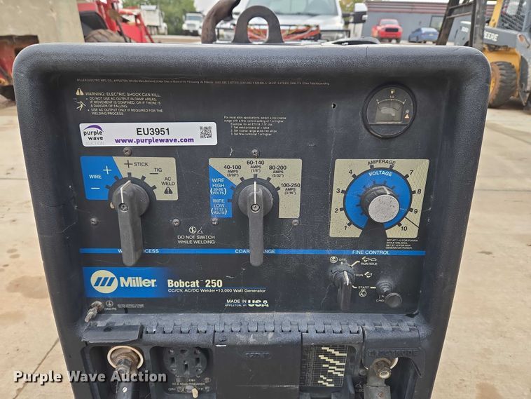 image for item EU3951 Miller Bobcat 250 welder/generator