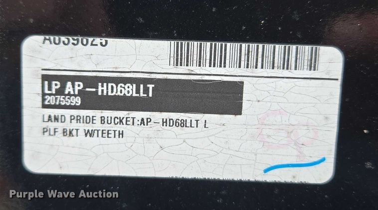 image for item EU3954 Land Pride HD68LLT skid steer bucket