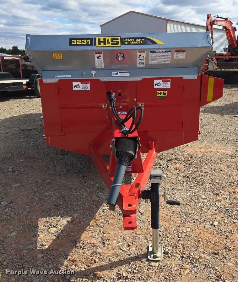 image for item EU3980 H&S MFG. CO. INC. S3231 manure spreader