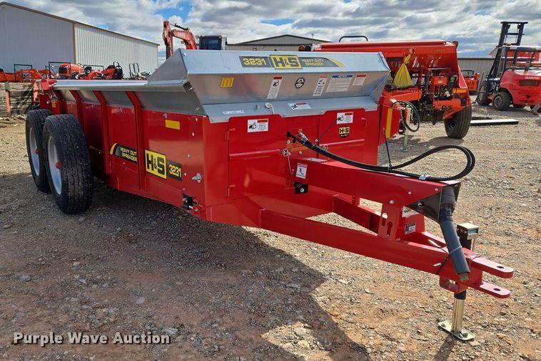image for item EU3980 H&S MFG. CO. INC. S3231 manure spreader