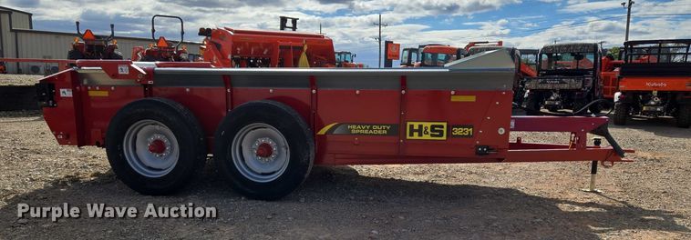 image for item EU3980 H&S MFG. CO. INC. S3231 manure spreader