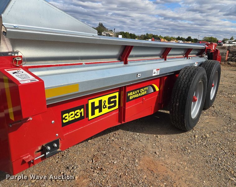image for item EU3980 H&S MFG. CO. INC. S3231 manure spreader