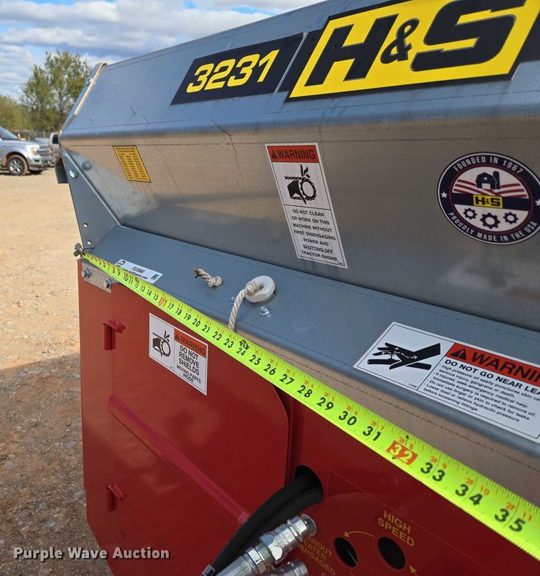 image for item EU3980 H&S MFG. CO. INC. S3231 manure spreader