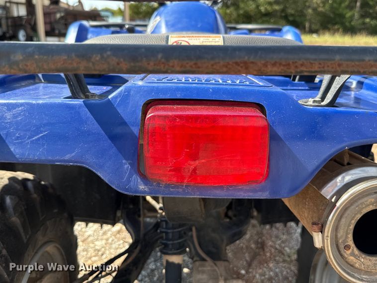 image for item EU5060 2007 Yamaha Grizzly 350 ATV
