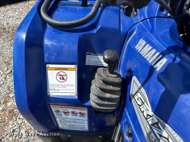 image for item EU5060 2007 Yamaha Grizzly 350 ATV