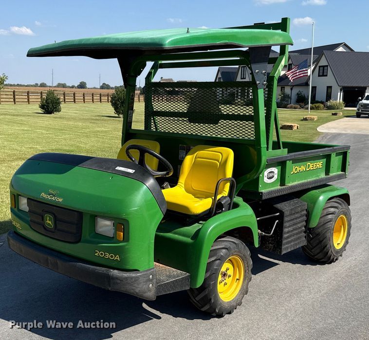 image for item EU5090 2016 John Deere ProGator 2030A utility vehicle