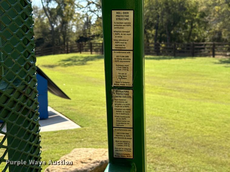 image for item EU5090 2016 John Deere ProGator 2030A utility vehicle