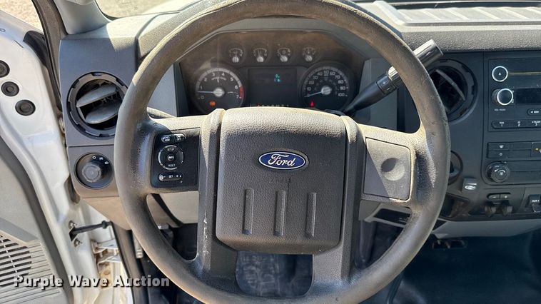 image for item EU5096 2014 Ford F350 Super Duty flatbed pickup truck