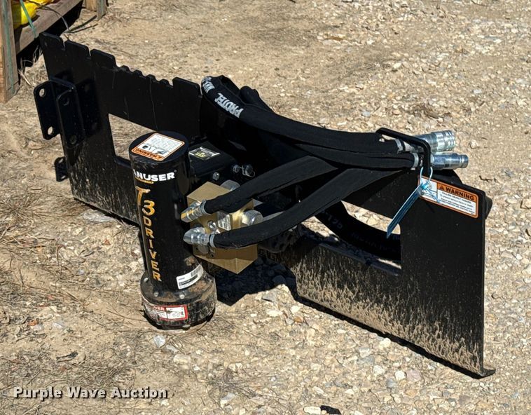 image for item EU5172 Danuser T3 skid steer post driver