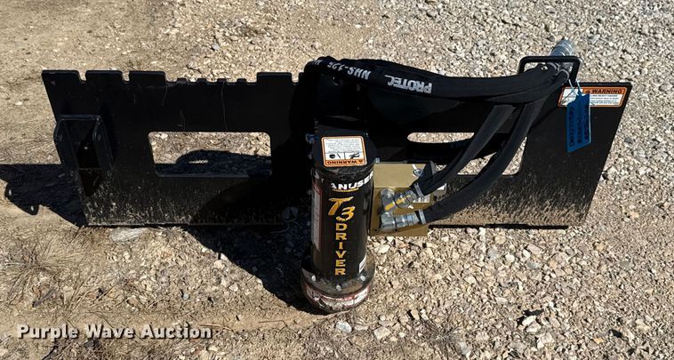 image for item EU5172 Danuser T3 skid steer post driver