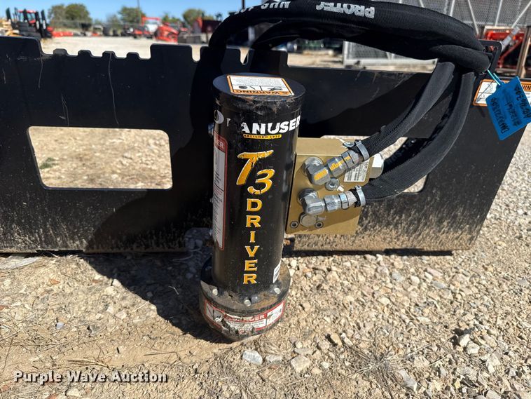 image for item EU5172 Danuser T3 skid steer post driver