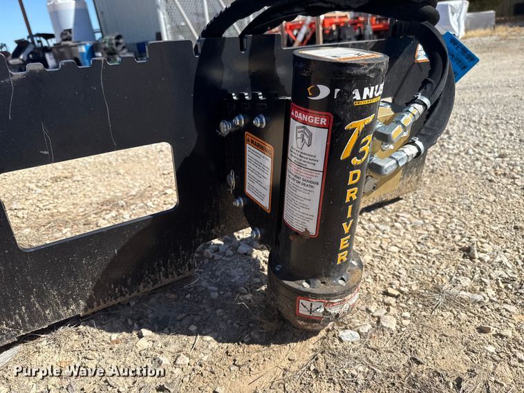 image for item EU5172 Danuser T3 skid steer post driver