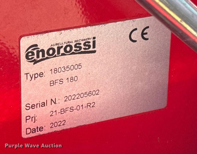 image for item EU5173 2022 Enorossi BFS 180H sickle mower