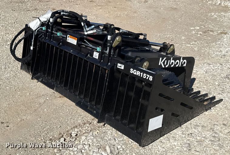 image for item EU5174 Kubota SGR1578 skid steer rock bucket