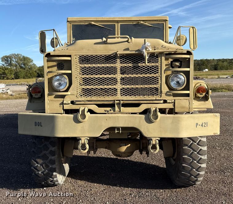 image for item EU5176 1990 BMY Harsco M923A2 flatbed truck