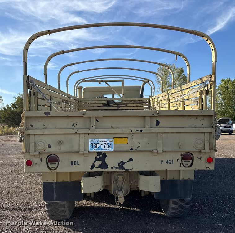 image for item EU5176 1990 BMY Harsco M923A2 flatbed truck