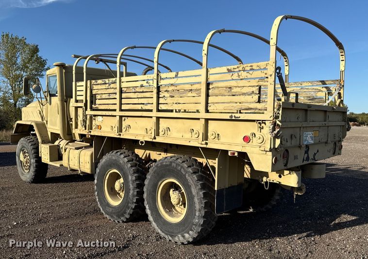 image for item EU5176 1990 BMY Harsco M923A2 flatbed truck