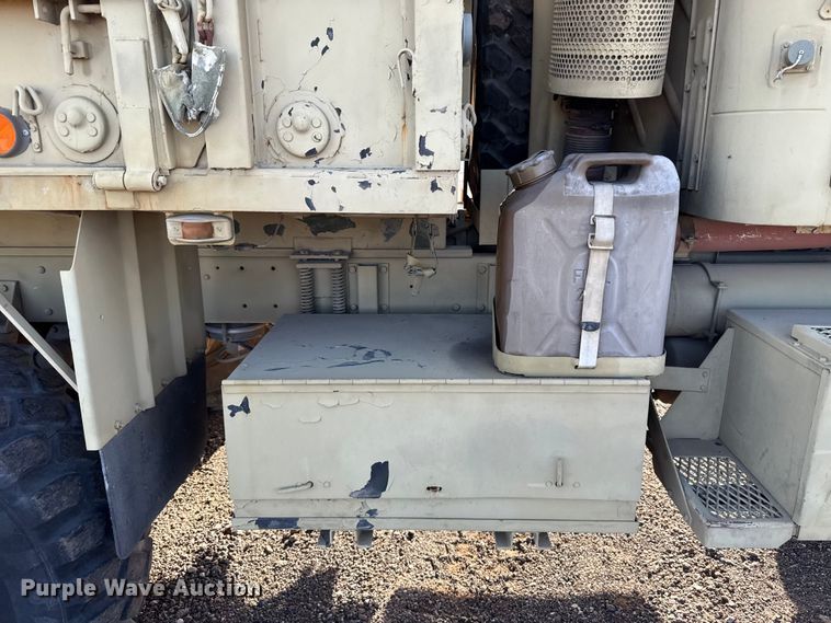 image for item EU5176 1990 BMY Harsco M923A2 flatbed truck