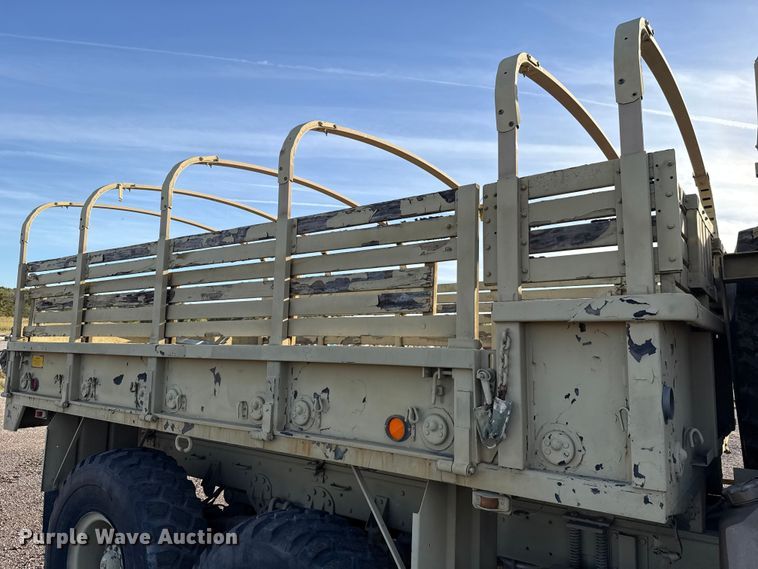 image for item EU5176 1990 BMY Harsco M923A2 flatbed truck