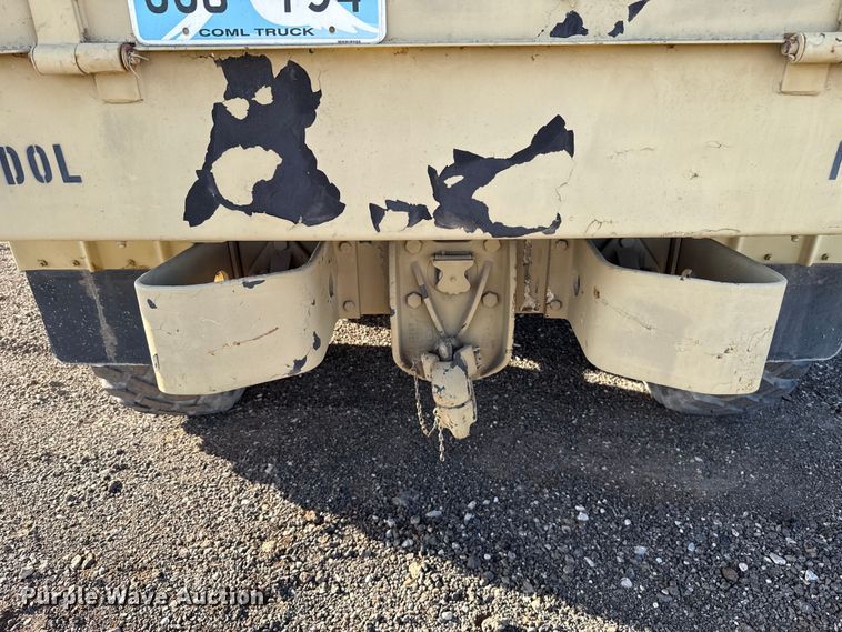 image for item EU5176 1990 BMY Harsco M923A2 flatbed truck