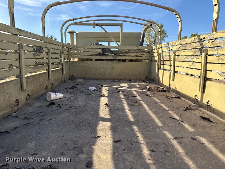 image for item EU5176 1990 BMY Harsco M923A2 flatbed truck