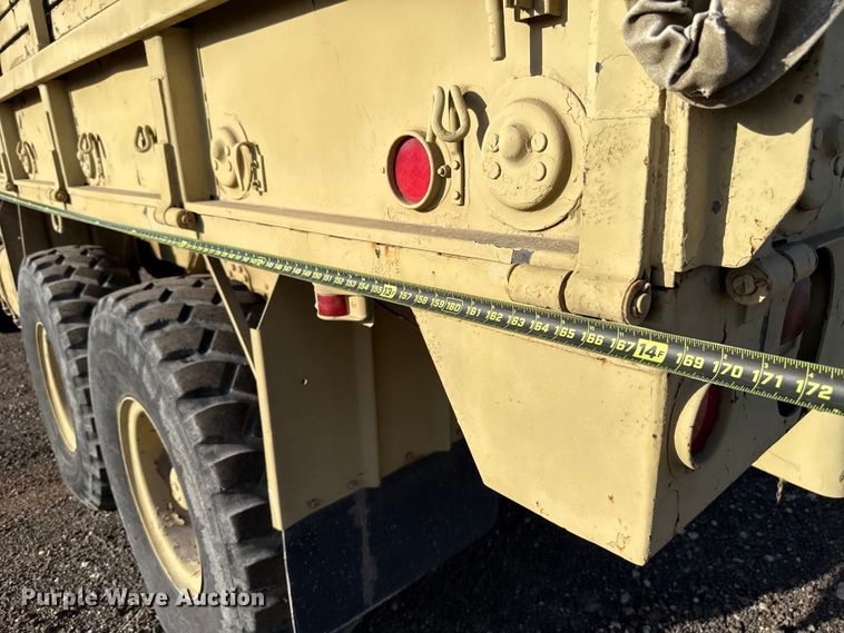 image for item EU5176 1990 BMY Harsco M923A2 flatbed truck