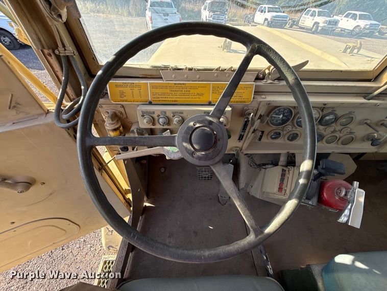 image for item EU5176 1990 BMY Harsco M923A2 flatbed truck