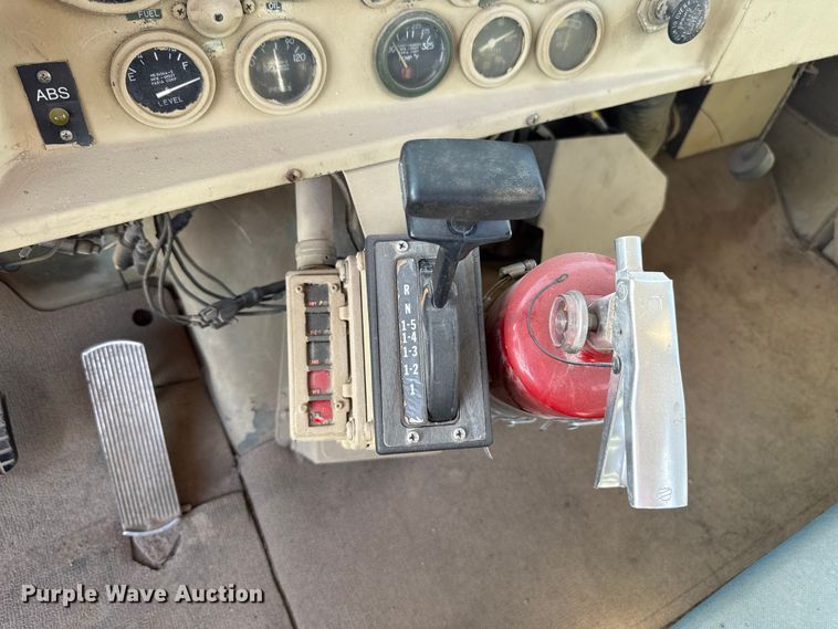 image for item EU5176 1990 BMY Harsco M923A2 flatbed truck