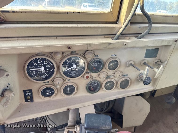 image for item EU5176 1990 BMY Harsco M923A2 flatbed truck