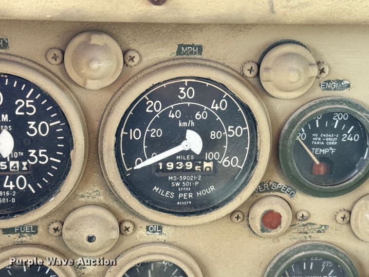 image for item EU5176 1990 BMY Harsco M923A2 flatbed truck