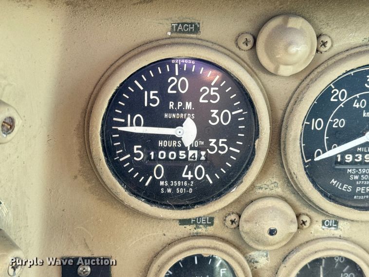 image for item EU5176 1990 BMY Harsco M923A2 flatbed truck