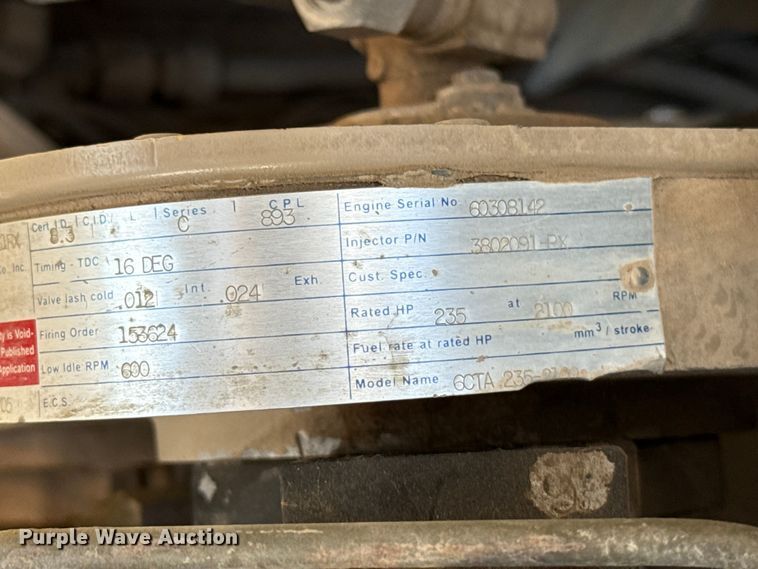 image for item EU5176 1990 BMY Harsco M923A2 flatbed truck